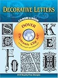 Decorative Letters CD-ROM and Book (Dover Electronic Clip Art Series)