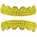 24k Gold plated Grillz top & bottom set bling grills