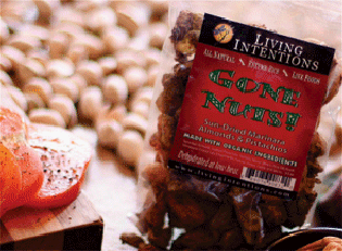 Gone Nuts! Raw Snacks, Sun Dried Marinara Almonds & Pistachios, 3.5 Ounces, (Pack of... by Living Intentions