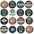 16 Pack - Dark And Bold Coffee Variety Sampler K-cup Pack For Keurig Brewers - Green Mountain Coffee Roasters Tullys Emerils Donut House mans Own Barista Prima Folgers from Green Mountain Coffee Roasters, Tully's, Folger's, Emeril's