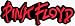 Pink Floyd - LARGE PINK LOGO 9 1/2" x 3 1/2" - Embroidered Iron On or Sew On Patch