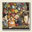 Boucats Cats Kittens Brandt Baldts Absorbastone Coasters Set/4