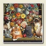 Boucats Cats Kittens Brandt Baldts Absorbastone Coasters Set/4
