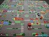 Auto HEVO Kinder Strassen Spielteppich 200x300 cm