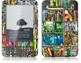 GelaSkins Kindle Skin (Fits Kindle Keyboard) Bookshelf