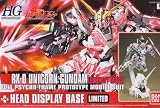 Gundam HGUC RX-0 Unicorn Gundam (Destroy Mode) + Head Display BaseIMAGE