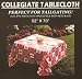 OHIO STATE BUCKEYES LICENSED COLLEGE TABLECLOTHS-OSU-PERFECT FOR TAILGATING