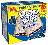Pop-Tarts, Frosted Blueberry, 16-Count Tarts (Pack of 8)