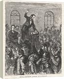 LINCOLN-DOUGLAS DEBATE - 40 Inch Canvas Print (101cm) by Mary Evans