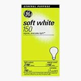 Tools & Hardware : GE Lamps 10429 150-Watt A21, Soft White