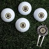 NHL Boston Bruins Four Golf Ball Gift Set