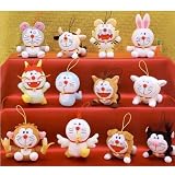 Collectible 12 Pieces Chinese Zodiac Doraemon 4