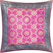 ShalinCraft Pillow Cover Decor Accessories India Christmas Gift Ideas Silk Fabric 16x16 inches (bcbr170)