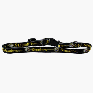 Pittsburgh Steelers Adjustable Pet Dog Collar (Small)
