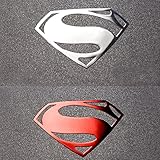 Superman Metal Stickers Game Decal 2pcs
