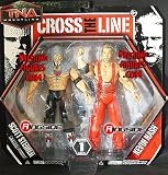 SCOTT STEINER & KEVIN NASH - CROSS THE LINE 2-PACKS 1 TNA TOY WRESTLING ACTION FIGURES