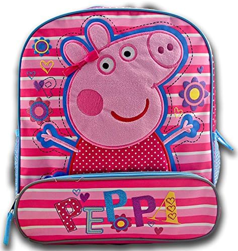 Complete Elementary School Supply Bundle with Peppa The Pig Backpack, Lunch Box, and Teacher Recommended School Supplies. This kit is the perfect timesaver for busy parents!