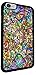 Disney All Characters Stained Glass Iphone 6+ 6Plus (5.5 inch) Rubber Case Black