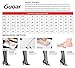 Guoar Women's Stiletto Big Size Court Shoes Pointed Toe Colourful Patent Pumps for Wedding Party Dress