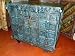 18c Antique Blue Patina Teak Manjoosh India Sideboard Buffet Chest CLEARANCE