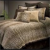 Veratex Cheetah Fur Comforter Set , D.King, Taupe