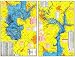 Laminated Topo Map of Lake Livingston - With GPS Hotspots