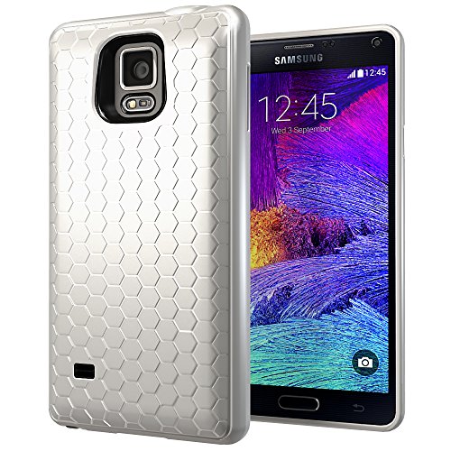 Samsung Galaxy Note 4 Extended Battery Case. Hyperion Samsung Galaxy Note 4 Extended Battery HoneyComb TPU Case / Cover (Fits Hyperion 8000mAh Extended Battery)) [2 Year No Hassle Warranty] (CASE ONLY. Does not include battery) **Hyperion Retail Pack