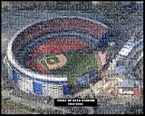 Shea Stadium, New York Mets Photo Mosaic Print of Over 100 Met Players.