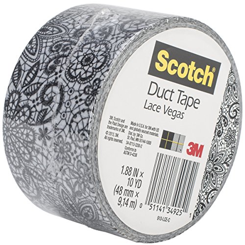 Scotch Duct Tape, Lace Vegas, 1.88-Inch by 10-Yard