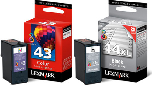 Lexmark 43XL Color,44XL Black Pack High Yield Print Cartridgesthumbnail