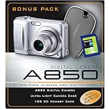 Fujifilm Finepix A850 ~ Bonus Bundle includes 8.1MP Silver Digital Camera, Case, 1GB SD Memory Card