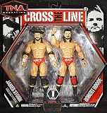 BEER MONEY INC. (ROBERT ROODE & JAMES STORM) - CROSS THE LINE 2-PACKS 1 TNA TOY WRESTLING ACTION FIGURES