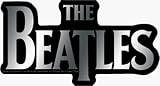 The Beatles - Classic Logo, Shiny Silver on Black - Sticker / Decal ***DISCONTINED ITEM!! NOT MANY LEFT - GET 'EM WHILE YOU STILL CAN!!**