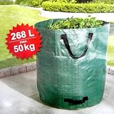 Gartensack Gartentasche Laubsack Gewebesack 268l