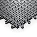 WEARWELL ErgoDeck Modular Mat Tiles/Ergonomic Flooring - Integrated Cleat - 18x18" - Single Mat Tile - Solid/Anti-Fatigue