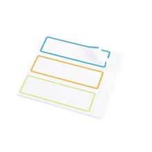 Avery Removable Label Pad, 1 x 3 Inches, Assorted Borders, 120 Labels (22014)
