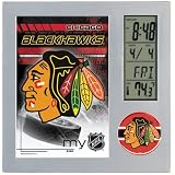 Chicago Blackhawks Digital Desk Clock