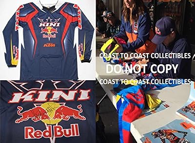 Ryan Dungey, Supercross, Motocross, Freestyle Motocross, Signed, Autographed, Red Bull KTM Jersey, a COA with the Exact Proof Photo of Ryan Signing Will Be Included