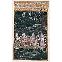 India Folk Paintings Miniatures Drawings on Paper