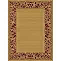 Charleston Scroll Patio Rug - Brown/Red (5x8')