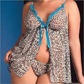 Glamour cat collection, Micro mini jacket, Babydoll, Bralette, Cami, Gown and G-string.