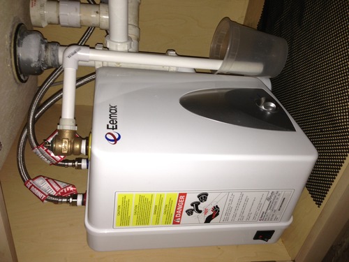 eemax 2.5 gallon mini tank water heater