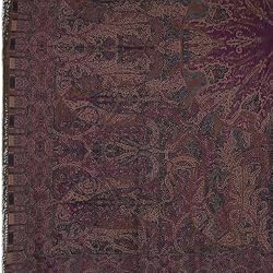 Blankets And Throws Pure Wool Asian Jacquard Pattern India 83 inches x 105 inches