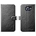 Spigen Wallet S Galaxy S6 Case with Foldable Cover and Kickstand Feature for Galaxy S6 2015 - Black
