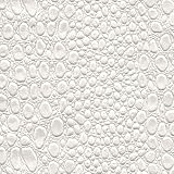 Reptile Paper from India- Pearly Croc-Soft White 20x30 Inch Sheet