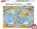 Schmidt Spiele 58272 - Weltkarte, 3000 Teile Puzzle