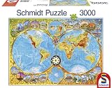 Schmidt Spiele 58272 - Weltkarte, 3000 Teile Puzzle