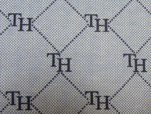 Tommy Hilfiger Monogram Blue Logo Twin Sheets