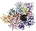 Premium MASH 1200 Piece 12 Color Nail Art Nailart Design Butterfly Shape Rhinestones