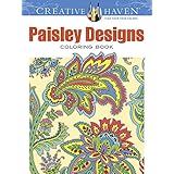 creative haven paisley designs collection coloring book creative haven coloring books